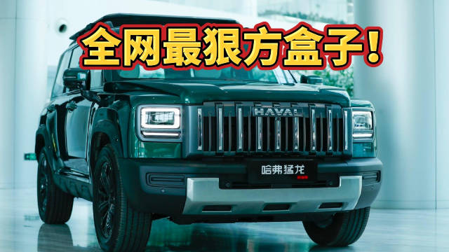哈弗猛龍燃油版，全網(wǎng)最狠方盒子！13.69萬(wàn)買到真四驅(qū)+后橋鎖